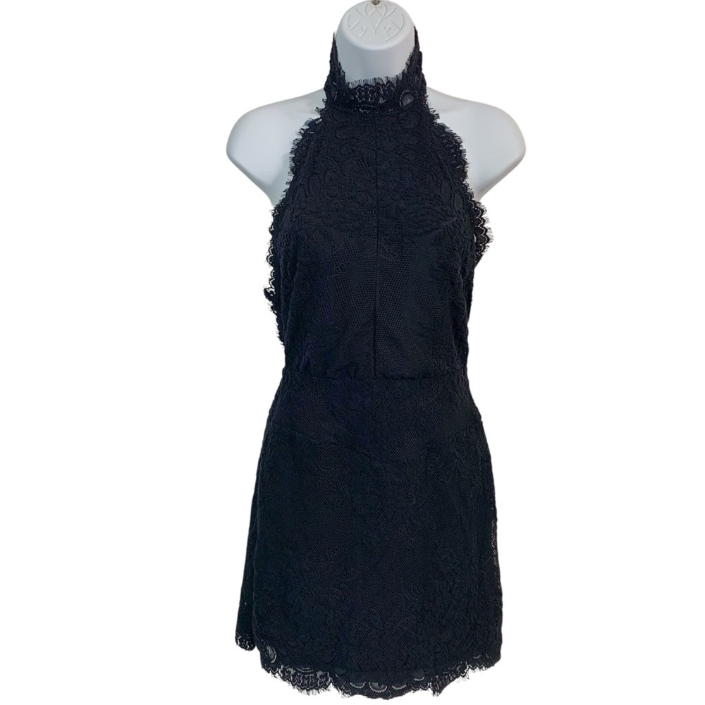 INTIMATELY by Free People Lace Halter Dress Sz S